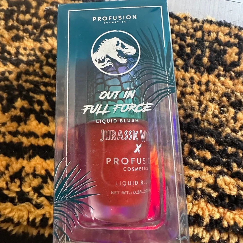 Profusion Cosmetics x Jurassic World Liquid Blush Pursue Red Matte FB009 NEW